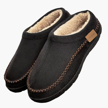 Men's Cozy House Slipper Boots – Indoor Outdoor Warm Ankle Support Shoes