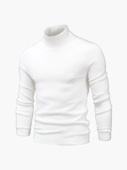 Men's Classic Turtleneck Pullover Sweater for Everyday and Formal Wear
