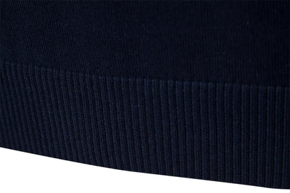 Men's Classic Quarter-Zip Striped Sweater – Versatile Casual Fashion Pullover