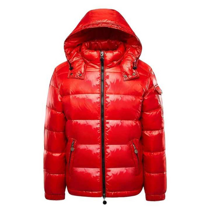 Men's Winter Puffer Jacket Warm Hooded Outdoor Coat