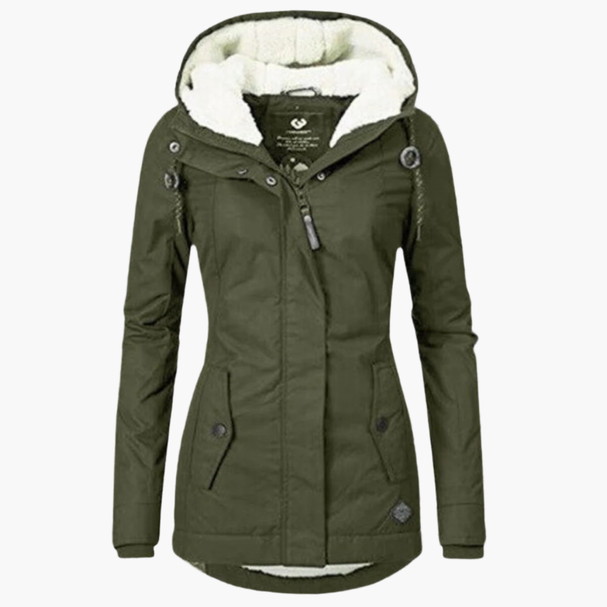 Women's Winter Hooded Sherpa Parka – Stylish Warmth for Cold Weather