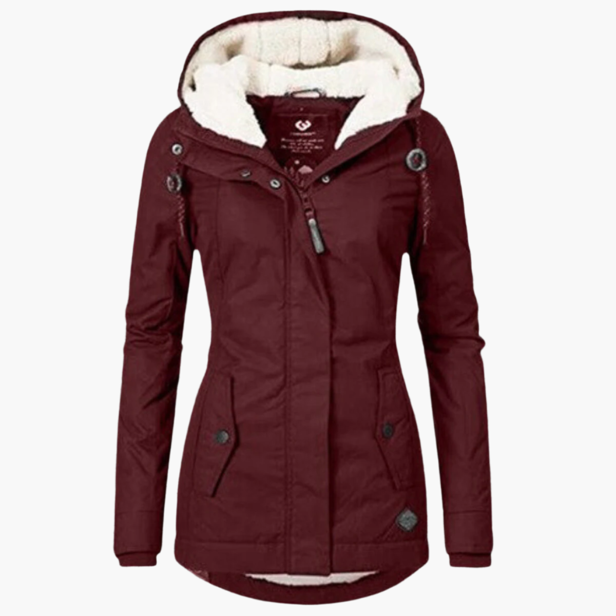 Women's Winter Hooded Sherpa Parka – Stylish Warmth for Cold Weather