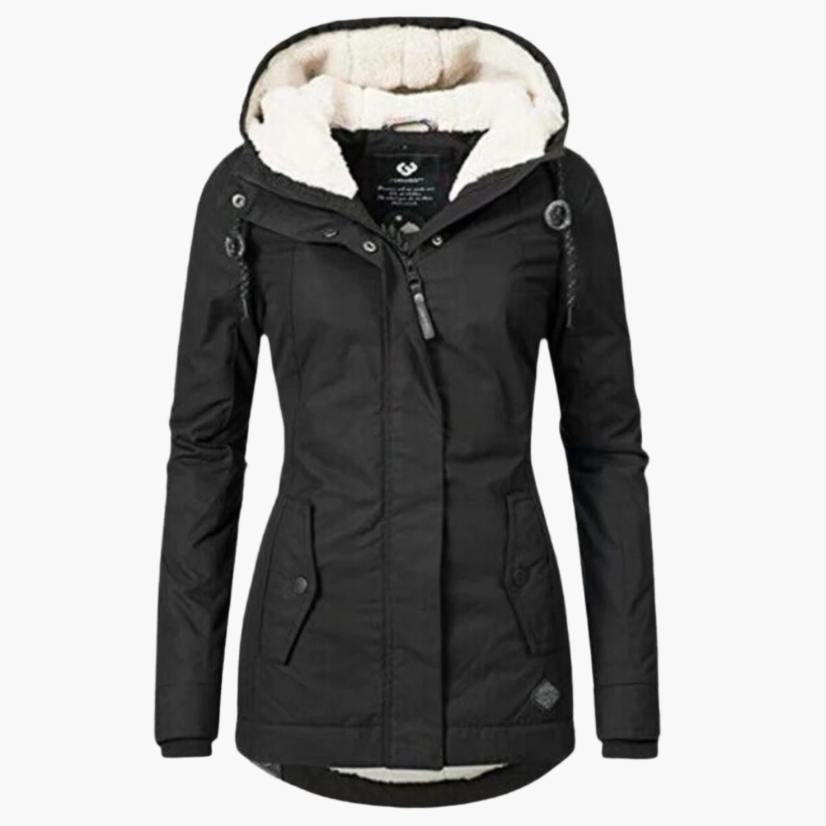 Women's Winter Hooded Sherpa Parka – Stylish Warmth for Cold Weather