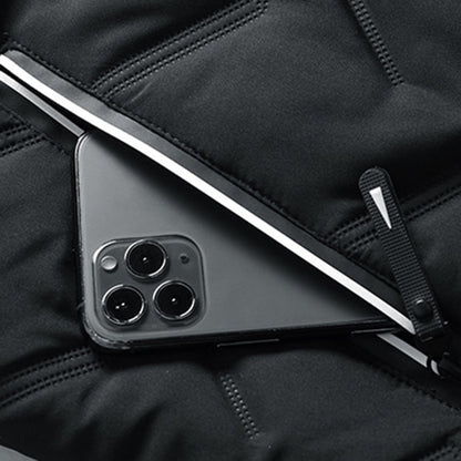 Men's Casual Quilted Stand Collar Winter Jacket – Stylish Warm Everyday Outerwear