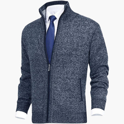 Men's Casual Zip-Up Cardigan Jacket – Modern Everyday Style