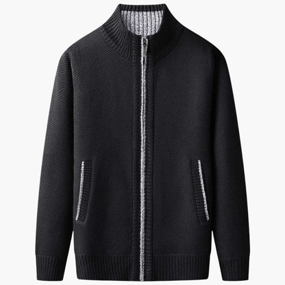Men's Casual Zip-Up Cardigan Jacket – Modern Everyday Style