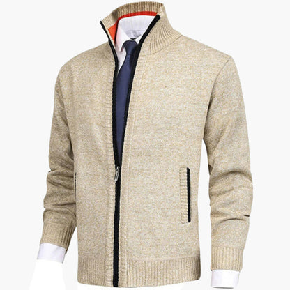 Men's Casual Zip-Up Cardigan Jacket – Modern Everyday Style