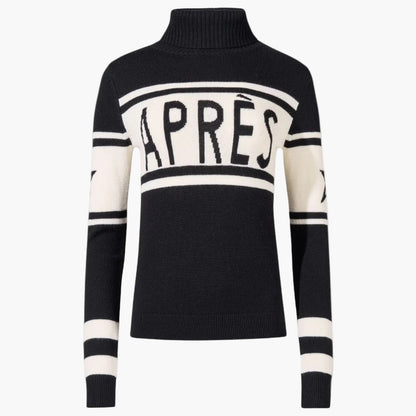 Women's Après Ski Turtleneck Sweater – Retro Winter Style for Cozy Lodge Evenings