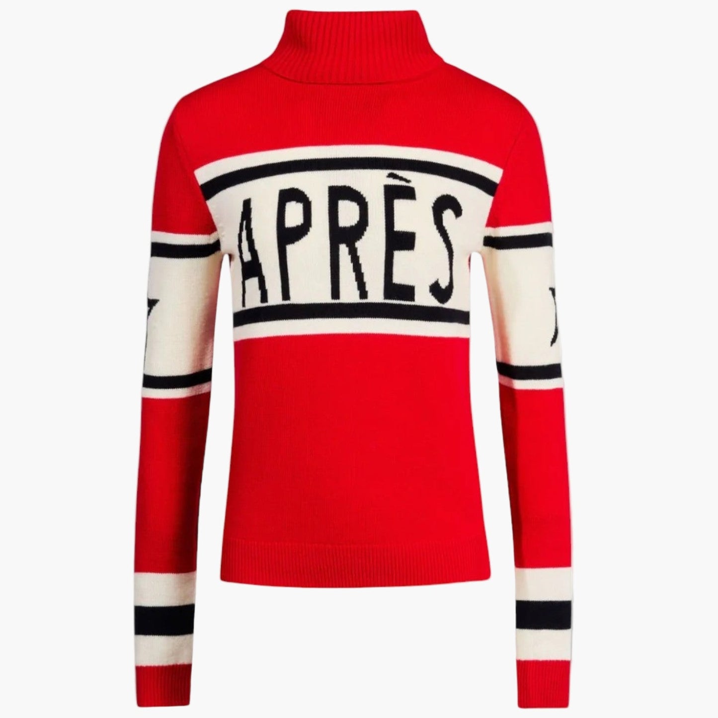 Women's Après Ski Turtleneck Sweater – Retro Winter Style for Cozy Lodge Evenings