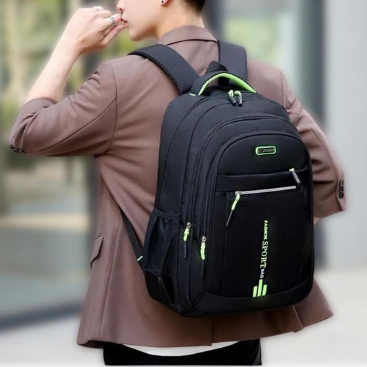 Men's Waterproof Travel and Business Backpack – Stylish Large Capacity School Bag with Multiple Compartments