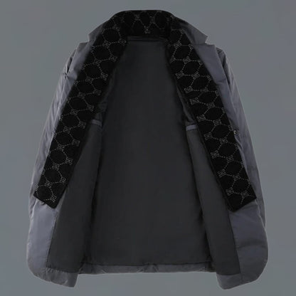 Men's Modern Padded Blazer Jacket for Formal or Casual Wear