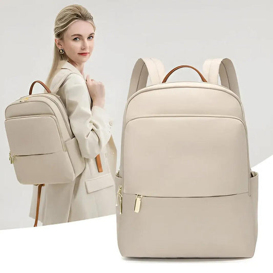 Women's Modern Business & Travel Backpack – Multi-Compartment, Lightweight, Waterproof, Stylish Daypack