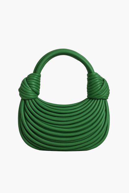 Women's Sculptural Handwoven Noodle-Style Fashion Handbag for Daily and Casual Wear