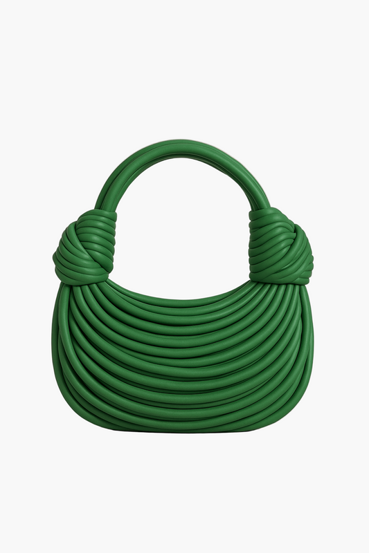 Women's Sculptural Handwoven Noodle-Style Fashion Handbag for Daily and Casual Wear