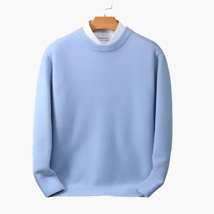 Men's Classic Crewneck Pullover Sweater – Elegant Everyday Style