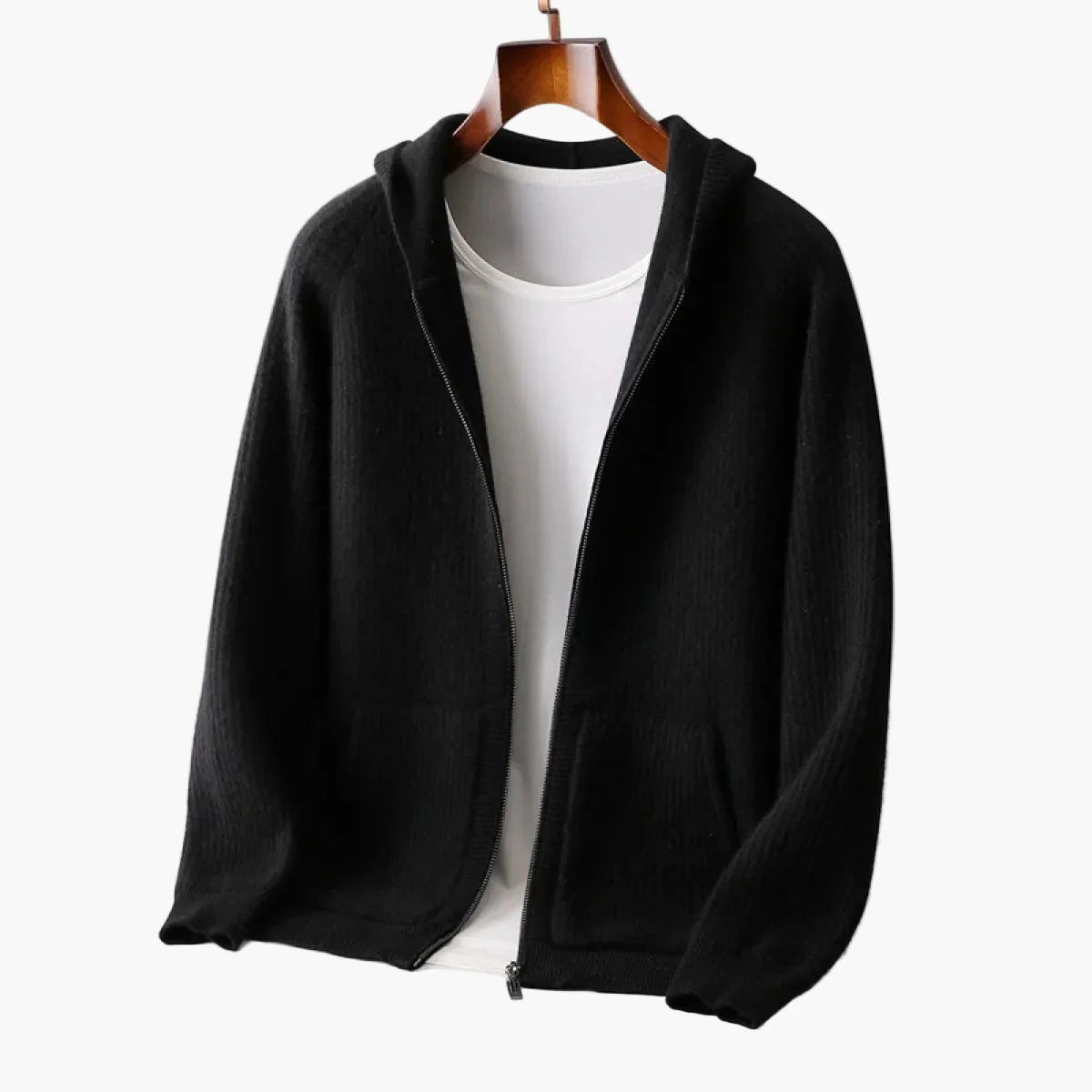 Men's Classic Zip-Up Hoodie – Relaxed Fit Everyday Urban Style