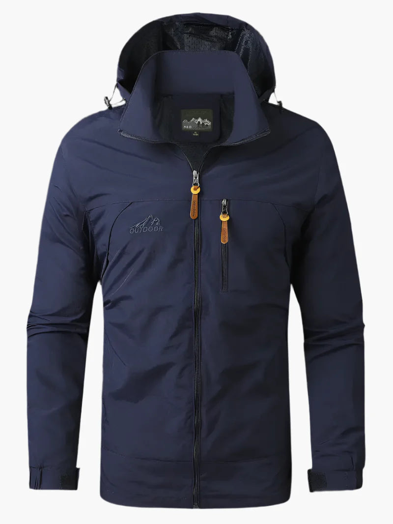 Men's Outdoor Waterproof Windproof Adventure Jacket - Hiking & Trekking Style