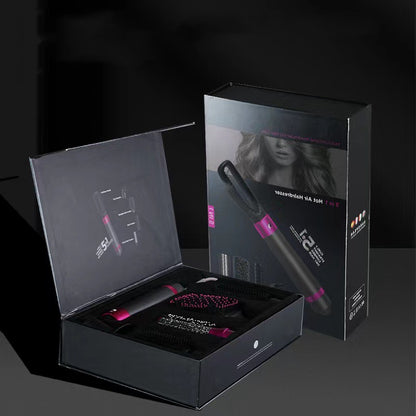 5-in-1 Föhnborstel Set – Haardroger & Stylingtool met Verwisselbare Borstels, 1200W, Verstelbare Warmte, Anti-Verbrandingsontwerp