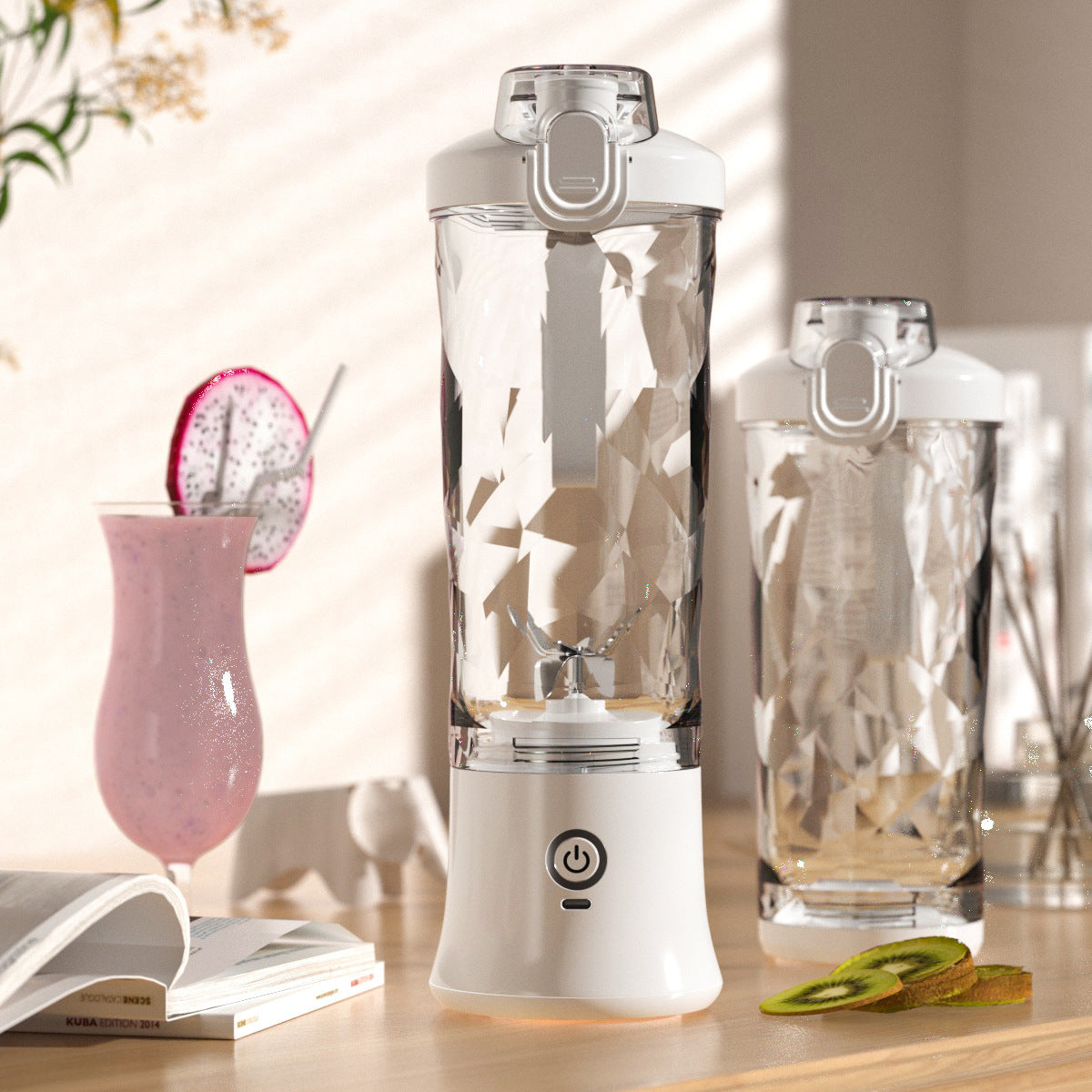 Haven – Draagbare Blender voor Milkshakes en Smoothies met 6 Bladen Mini Blender Keuken Gadgets