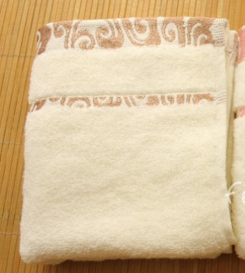 Aurelia – Luxe Gezichtsdoek van Hoogwaardige Katoen Jacquard zonder Krep