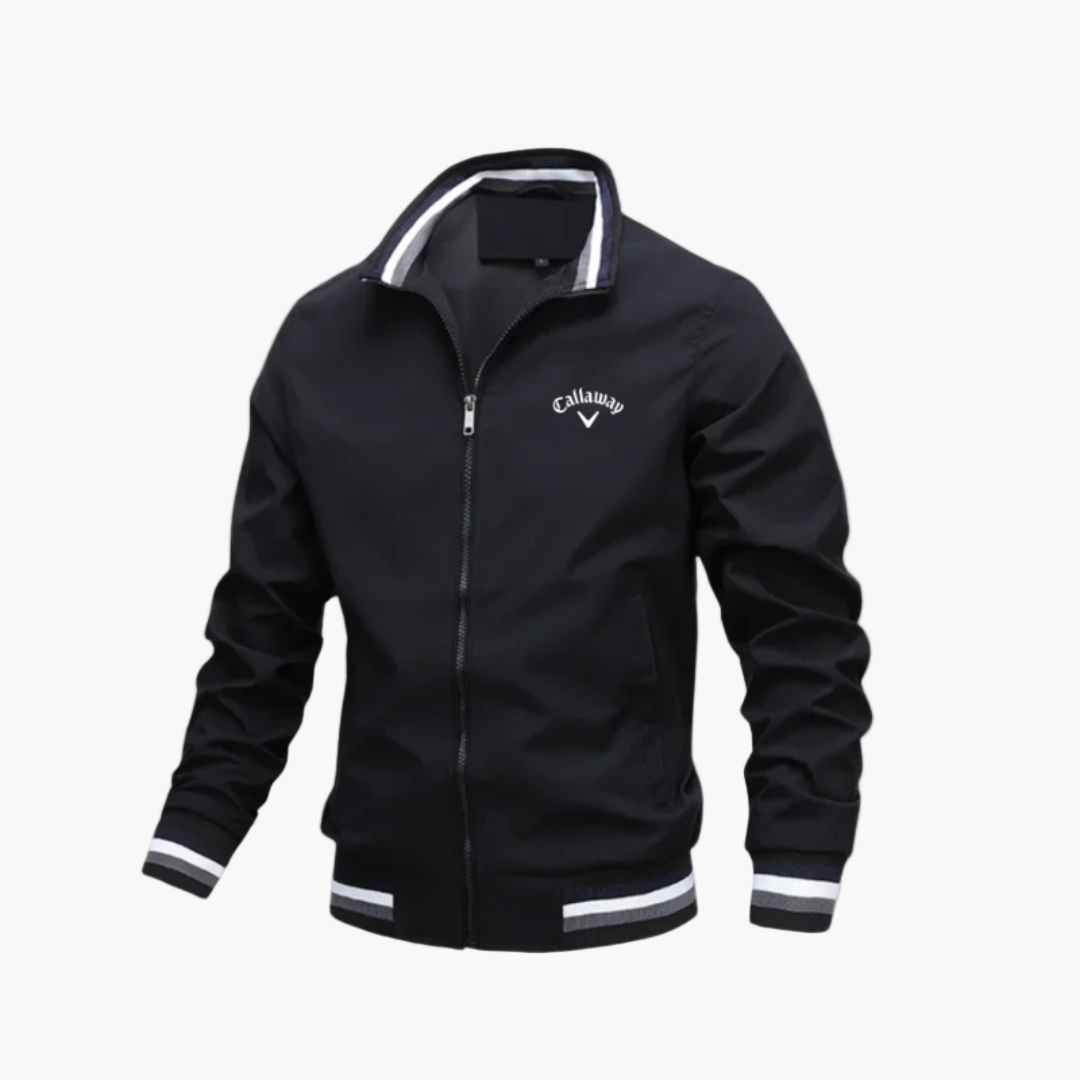 Men's Lightweight Golf Windbreaker Jacket – Athletic Water-Resistant Style for Golf & Outdoor