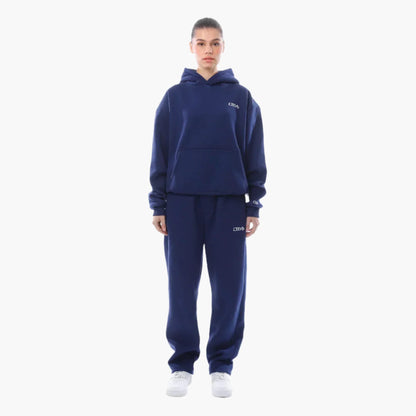 Women's Relaxed Fit Everyday Hoodie and Sweatpants Set - Casual Loungewear