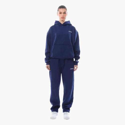Women's Relaxed Fit Everyday Hoodie and Sweatpants Set - Casual Loungewear