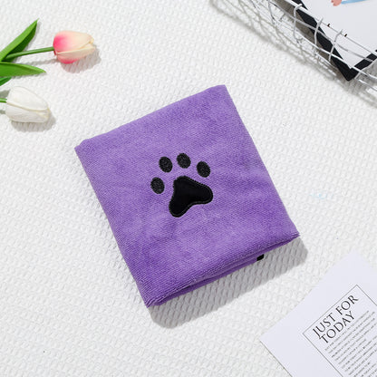 Serenity – Sneldrogende Badhanddoek van Zacht Absorberend Koraal Fleece voor Huisdieren