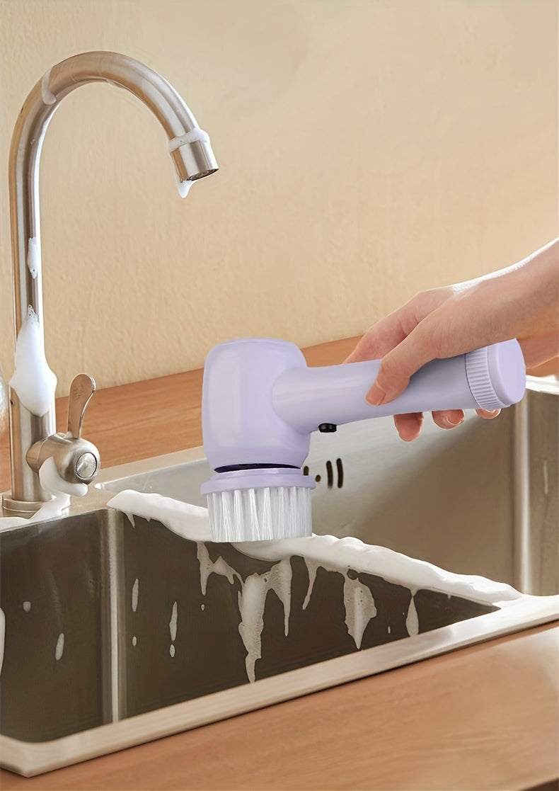Quest – 5-in-1 Multifunctionele Elektrische Borstelreiniger voor Badkamer, Keuken en Raam