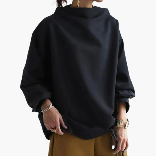 Women's Oversized Casual Long Sleeve Pullover Sweater, Modern Loose Fit, Everyday Style