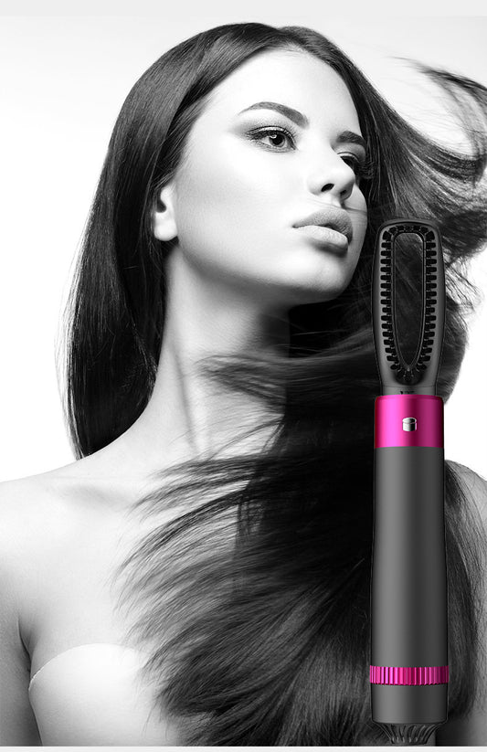 5-in-1 Föhnborstel Set – Haardroger & Stylingtool met Verwisselbare Borstels, 1200W, Verstelbare Warmte, Anti-Verbrandingsontwerp