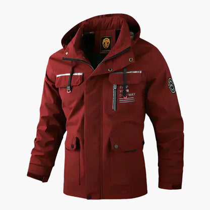 Men's Outdoor Windproof Waterproof Winter Parka Jacket - Urban Style with Hood