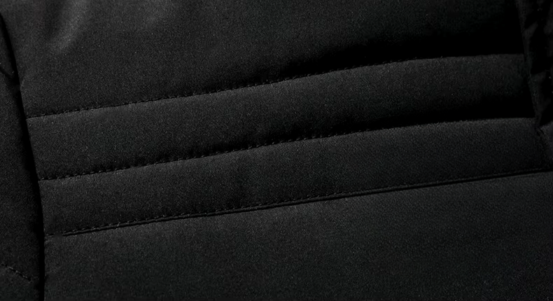 Men's Waterproof Fleece-Lined Parka Jacket with Hood for Winter Outdoor Style