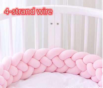 Aurora – Gebreide Crib Bumpers Kussen voor Babybed