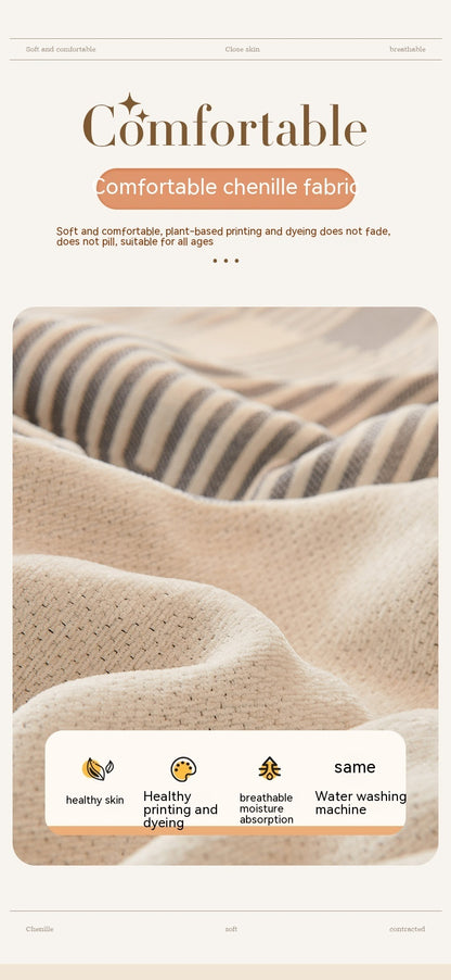 Anneliese – All-in-One Universele Bankhoes van Chenille