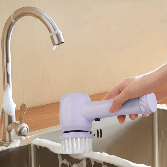 Quest – 5-in-1 Multifunctionele Elektrische Borstelreiniger voor Badkamer, Keuken en Raam