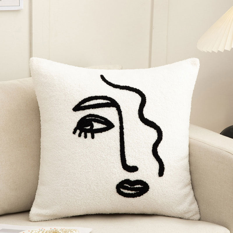 Persephone – Luxe Woonkamer Sofa Kussenhoes met Borduurwerk