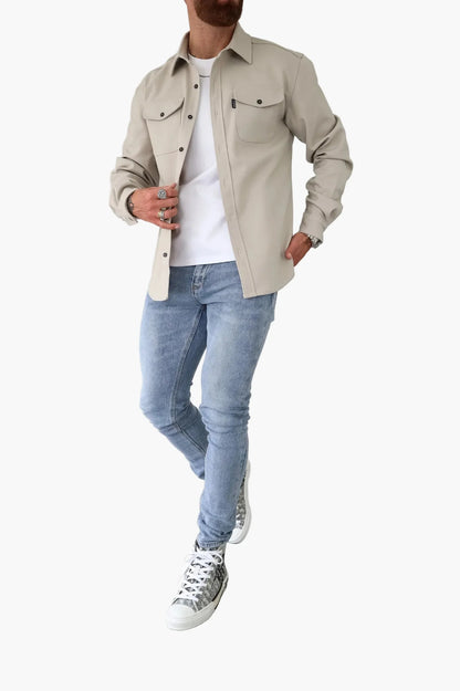 Men's Modern Shirt Jacket – Versatile Everyday Style