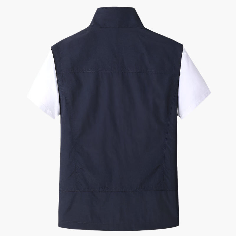 Men's Modern Versatile Casual Vest for Layering and Outdoor Style