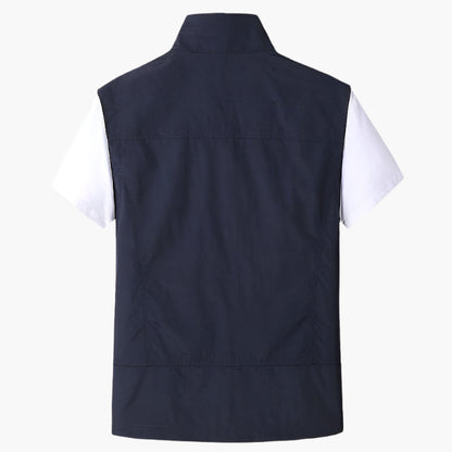 Men's Modern Versatile Casual Vest for Layering and Outdoor Style