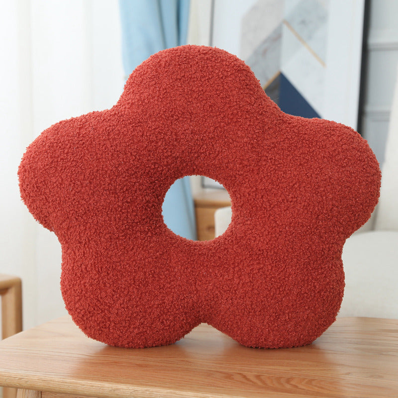 Genevieve – Plush Drie-Dimensionale Speciale Vorm Kussen met Lendensteun