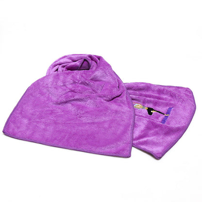 Coralie – Geborduurd Sporthanddoek
