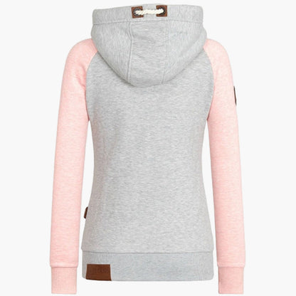 Women's Slim Fit Full-Zip Hoodie – Casual Urban Style for All Seasons