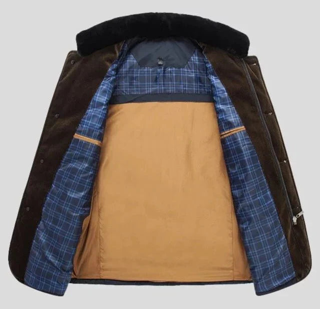 Men's Quilted Liddesdale Jacket Tailored Fit Fashion Outerwear