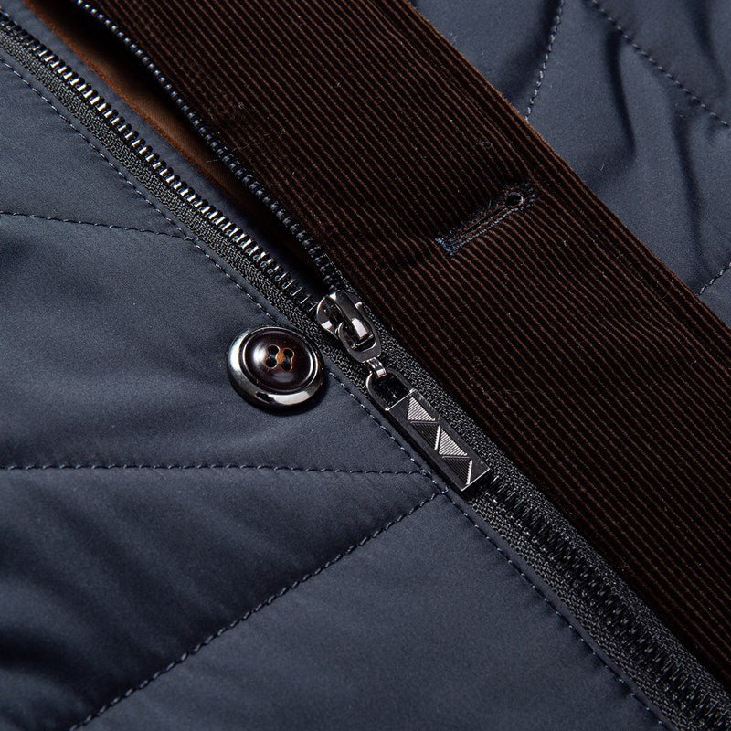 Men's Quilted Liddesdale Jacket Tailored Fit Fashion Outerwear