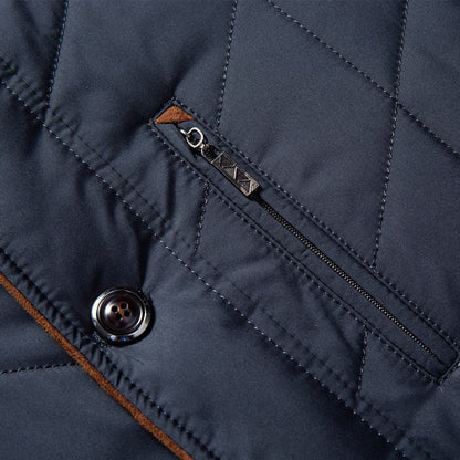Men's Quilted Liddesdale Jacket Tailored Fit Fashion Outerwear