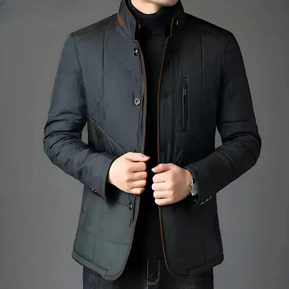 Men's Quilted Liddesdale Jacket Tailored Fit Fashion Outerwear