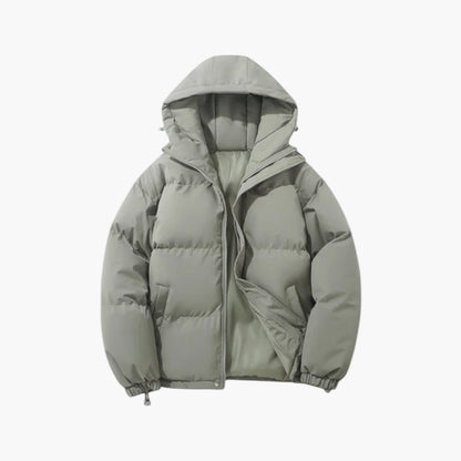 Men's Winter Parka Jacket Windproof Hooded Puffer for Cold Weather