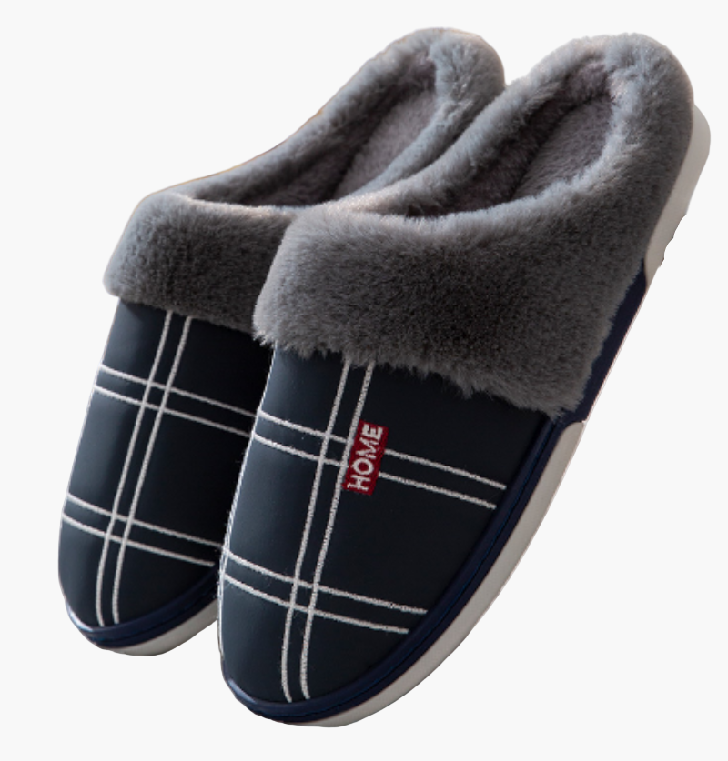 Men's Luxury Anti-Slip Home Slippers for Comfort and Warmth