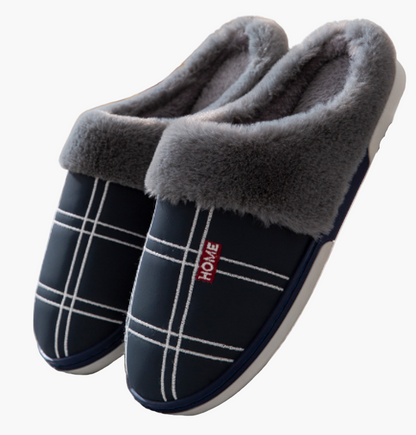 Men's Luxury Anti-Slip Home Slippers for Comfort and Warmth